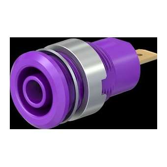 Douille 4 mm de sécurité violet|Staubli-TTT23300026