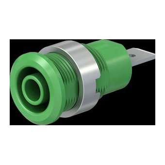 Douille 4 mm de sécurité vert|Staubli-TTT49704625