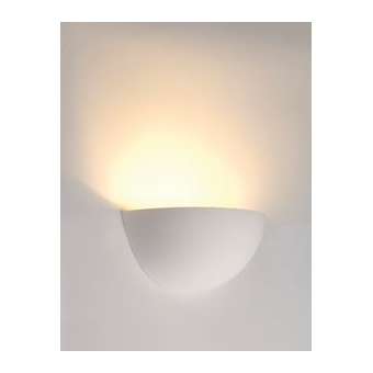 PLASTRA 101, applique intérieure, blanc, E14/C35, 40W max, plâtre|SLV-DC5148013