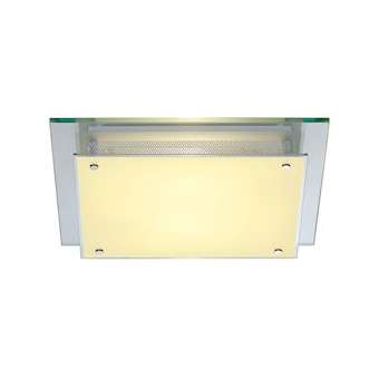 GLASSA CARRE E27 plafonnier, carré, 2x E27, max. 2x 60W|SLV-DC5155180