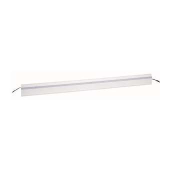 Plinthe Keva LED System 82x12,5mm-LED blanc-Fond+couvercle-Longueur 1m-Blanc|Planet wattohm-PLW11711