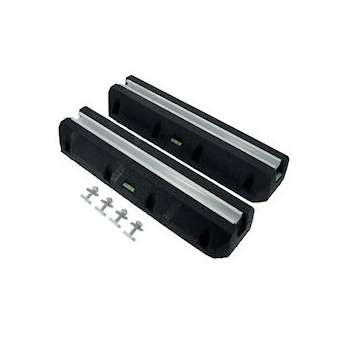 Kit supports de sol rubber pour climatisation 250 x 163 mm (150 kg). Vendu par 2|Bizline-BIZ400307