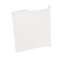 Sabot gauche - Pour plinthe Keva LED System 80mmx12,5mm - PVC Blanc Artic