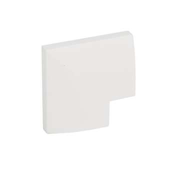 Angle plat B - Pour plinthe Keva LED System 40mmx12,5mm - PVC Blanc Artic|Planet wattohm-PLW14074