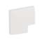 Angle plat B - Pour plinthe Keva LED System 40mmx12,5mm - PVC Blanc Artic