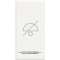 Manette Axolute avec symbole Ne Pas Déranger 1 module - White|Bticino-TICHD4915DD