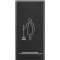 Manette Axolute avec symbole Faire la Chambre 1 module - Anthracite|Bticino-TICHS4915MR