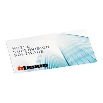 Logiciel supervision état des chambres hôtel au dela de 20 chambres|Bticino-TIC3546SW