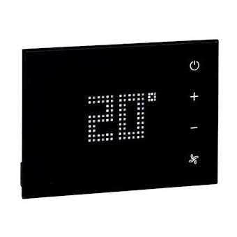 Thermostat tactile personnalisé pour chambre d'hôtel - noir|Legrand-LEG048783