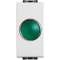 Témoin lumineux Livinglight diffuseur vert - Blanc - 1 module|Bticino-TICN4371V