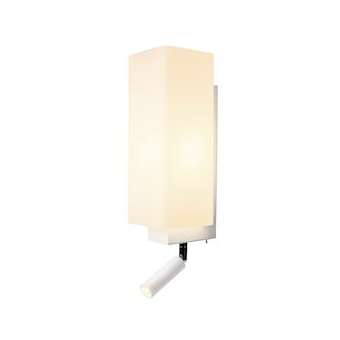 QUADRASS SPOT, applique intérieure, liseuse, blanc, E27, max 40W, LED 2W, 3000K|SLV-DC51003429