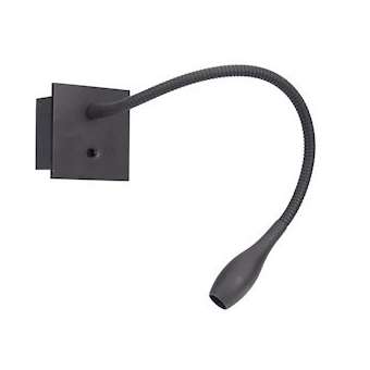 LIZA 2 ET3 - Liseuse avec inter 2,3W 3000K 110lm 40DEG 30000h, encastrée, noire|Aric-ARI51239