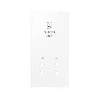 Enjoliveur prise rasoir / LS 990 Blanc|Jung france-IUNSOLS7522WWPL