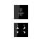 Enjoliveur prise rasoir / A 500 Noir|Jung france-IUNSOA7522SWPL