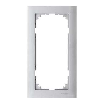 System M - M-pure cadre prise rasoir aluminium|Schneider Electric-SCHMTN4025-3660