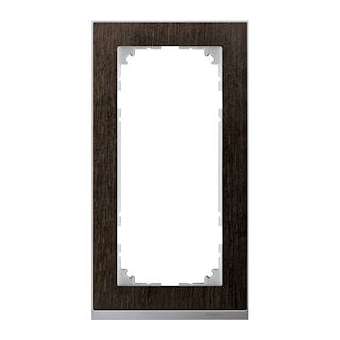 System M - M-pure decor cadre prise rasoir wenge|Schneider Electric-SCHMTN4025-3671