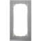 System M - M-pure decor cadre prise rasoir acier|Schneider Electric-SCHMTN4025-3646