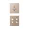 Enjoliveur prise rasoir / A 500 Champagne|Jung france-IUNSOA7522CHPL