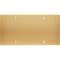 Façade LAITON DOUBLE HORIZONTALE HABILLAGE POUR PRISE RASOIR LAITON BROSSE VIS|Modelec-MD8278-410