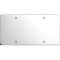 Façade LAITON DOUBLE HORIZONTALE HABILLAGE POUR PRISE RASOIR CHROME VIS|Modelec-MD8278-415
