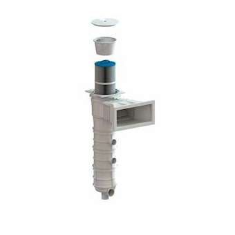 SKIMMER FILTRANT 17,5 l abs piscine Panneau 20 m3/h|Astralpool-APN73163