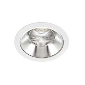 RIVA - Downlight IP20, D232mm, fixe, blanc, LED intég. 28W 55DEG 3000K 2400lm,|Aric-ARI50602