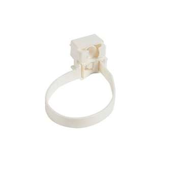 Lot de 20 colliers à embase réglables pour D16mm à D32mm - blanc RAL9010|Legrand-LEG07321
