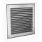 Grille de soufflage/reprise d'air extérieur, alu, 185 à 225 m3/h, D 200 x 200 mm