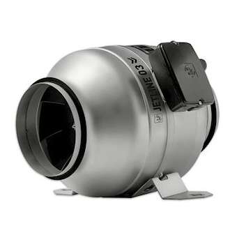 Ventilateur tertiaire inline 300m3/h, D125, mono 230V, variateur, boîte à borne|S&P France ( Unelvent )-UNE246000