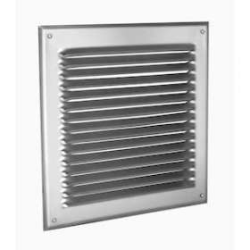 Grille de soufflage/reprise d'air extérieur, alu, 120 à 170 m3/h, D 165 x 165 mm|S&P France ( Unelvent )-UNE870215