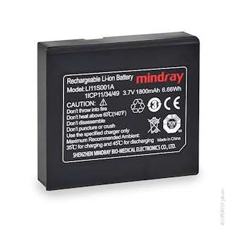 Batterie(s) Batterie médicale rechargeable Mindray 3.7V 1.8Ah|Enix energies-NXGAML07139