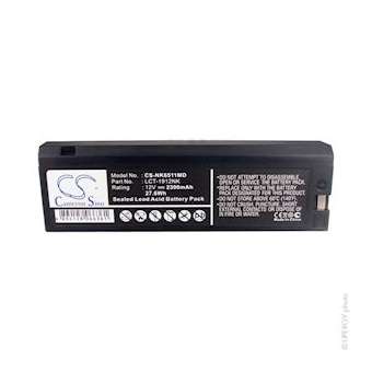 Batterie(s) Batterie médicale rechargeable 12V 2.3Ah|Enix energies-NXGAMP0760