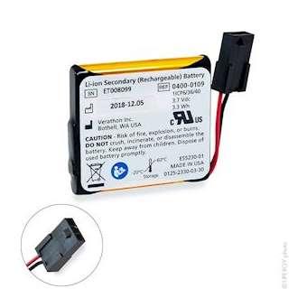 Batterie(s) Batterie médicale rechargeable Verathon 3.7V 0.9Ah|Enix energies-NXGAML07118