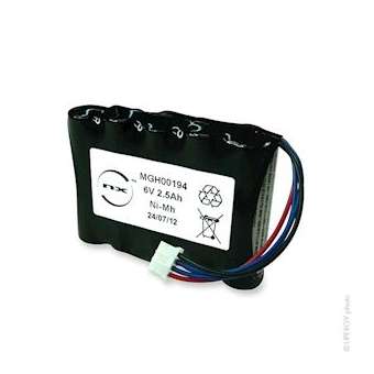 Pack(s) Batterie médicale rechargeable SAP AGILIA de Fresen 6V 2.5Ah JST|Enix energies-NXGMGH00194