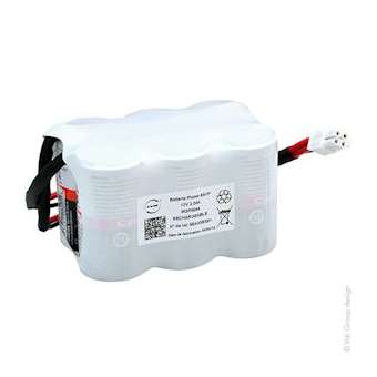 Pack(s) Batterie médicale rechargeable Sunrise Devilbiss 12V 2.5Ah Molex|Enix energies-NXGMGP0044