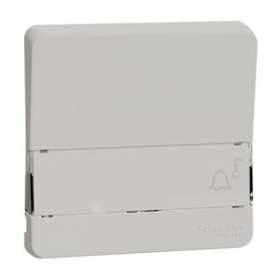 Mureva Styl - Enjoliveur porte étiquette lumineux - IP55 - IK08 - blanc|Schneider Electric-SCHMUR39203