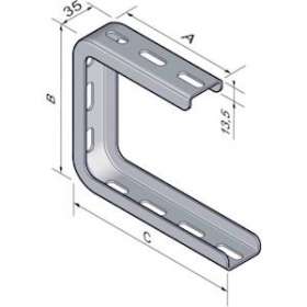 Support CCU 80x140x160, GC|Niedax France-NDX012359