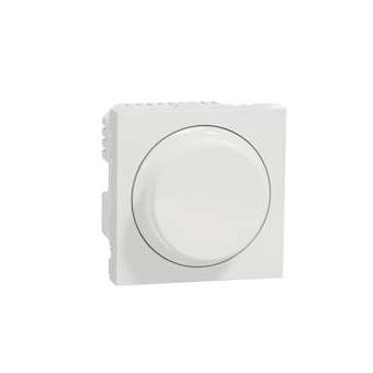 Wiser Unica - variateur rotatif - 2 fils - zigbee - blanc antimicrob - méca seul|Schneider Electric-SCHNU351620W