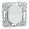 Wiser Ovalis - bouton poussoir - 10A - zigbee - Blanc|Schneider Electric-SCHS320530W