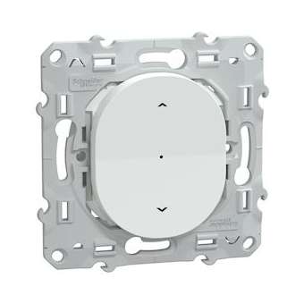 Wiser Ovalis - interrupteur volet-roulant - 4A - zigbee - Blanc|Schneider Electric-SCHS320567W
