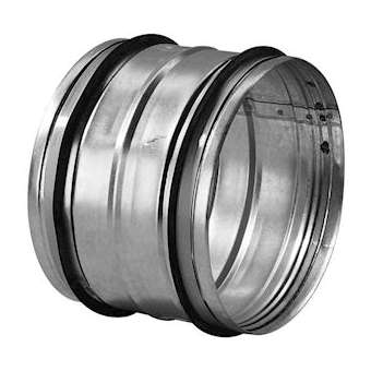 Manchon raccord mâle en acier galvanisé, raccord à joint D 125 mm|S&P France ( Unelvent )-UNE867855