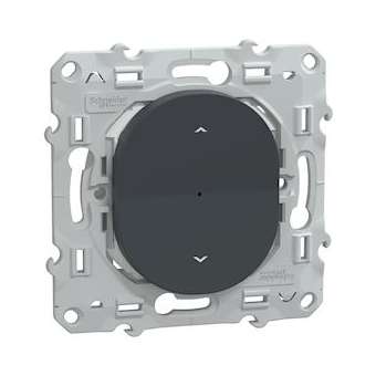 Wiser Ovalis - interrupteur volet-roulant - 4A - zigbee - Anthracite|Schneider Electric-SCHS340567W
