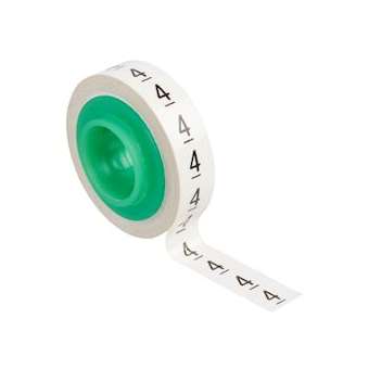 Scotchcode Blister de 3 rubans Blanc imprimés '4' pour dévidoir STD 0-9|3M france-TRM89804