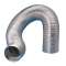 Gaine semi-rigide aluminium, classement M0, D 100 mm, longueur 3 m