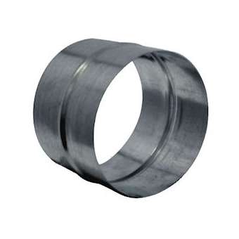 Manchon raccord mâle en acier galvanisé, D 100 mm|S&P France ( Unelvent )-UNE860352