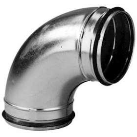 Coude 90DEG mâle/mâle acier galvanisé à joints, classe C, D 125 mm|S&P France ( Unelvent )-UNE867766