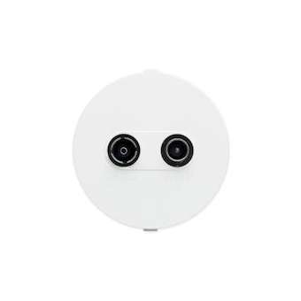 Prise Optima TV et FM blanche|Iboco-IBOB88253