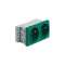 Prise TerCia 2 pôles + terre double spécial goulotte verte|Iboco-IBOB45026