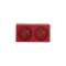 Prise TerCia 2 pôles + terre double spécial goulotte rouge|Iboco-IBOB45024