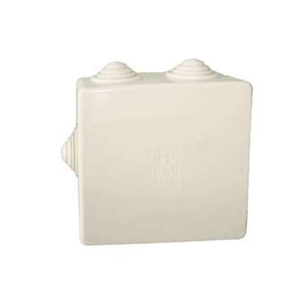 Boîte de Dérivation IP55 650° à Tétines 80x80x40 Gris|Iboco-IBOB05533Q2